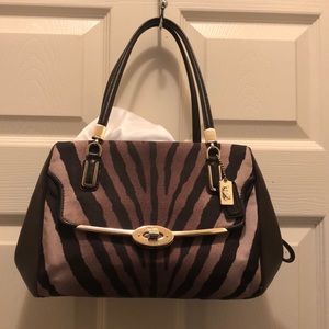 COACH animal print purse